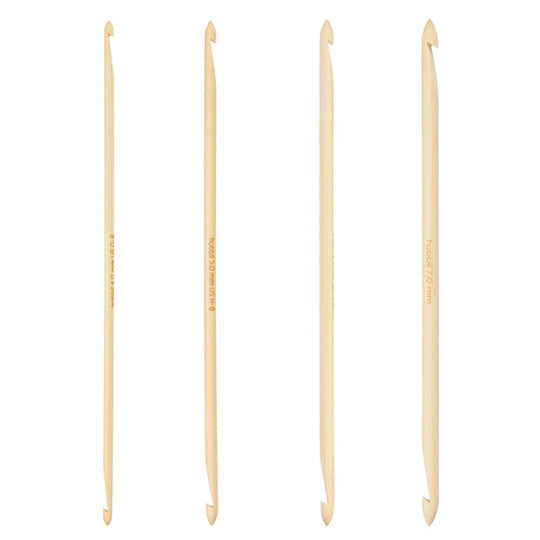 Bamboe Dubbele Tunische Haaknaaldenset - 20 cm - Hobbii
