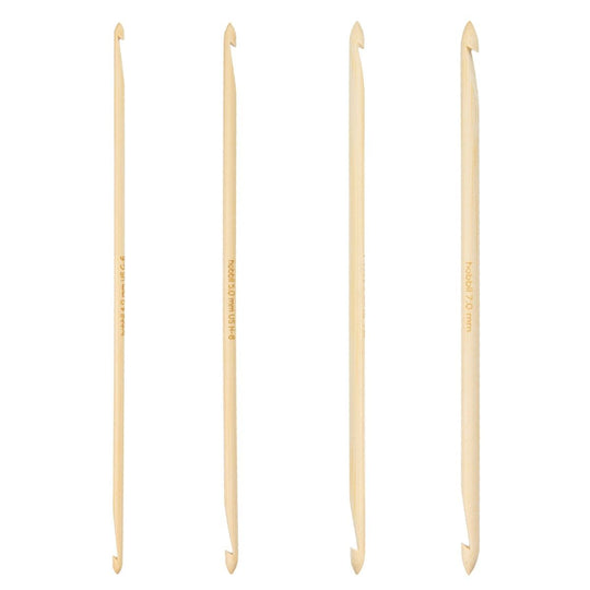 Bamboe Dubbele Tunische Haaknaaldenset - 20 cm - Hobbii