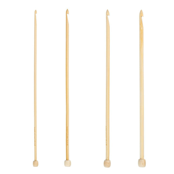 

Bamboe Tunische Haaknaaldenset - 25 cm - Hobbii
1