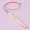 

Bamboe Tunische haaknaald met kabel - 50 cm - Hobbii
2