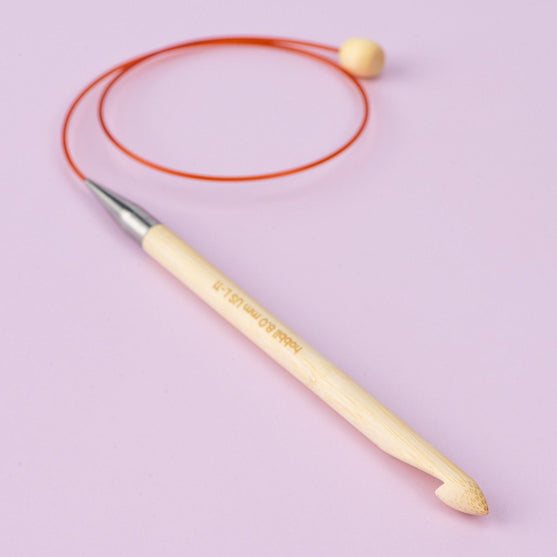 

Bamboe Tunische haaknaald met kabel - 50 cm - Hobbii
2