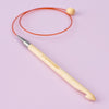 

Bamboe Tunische haaknaald met kabel - 50 cm - Hobbii
2