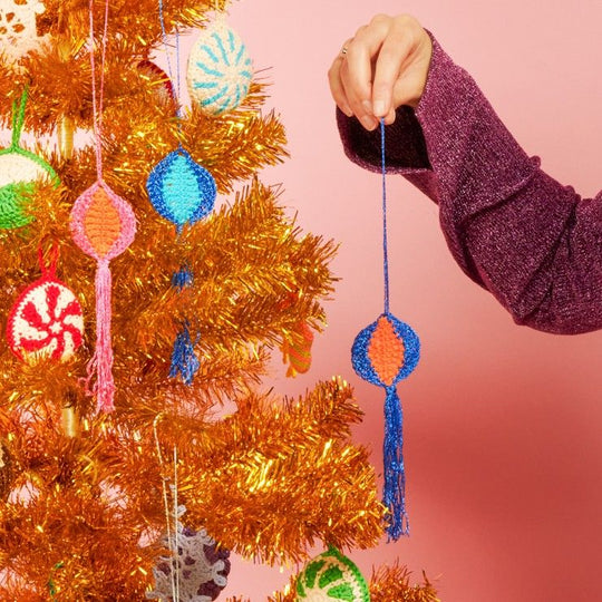 Glittery Lantern - Kerstboomversiering