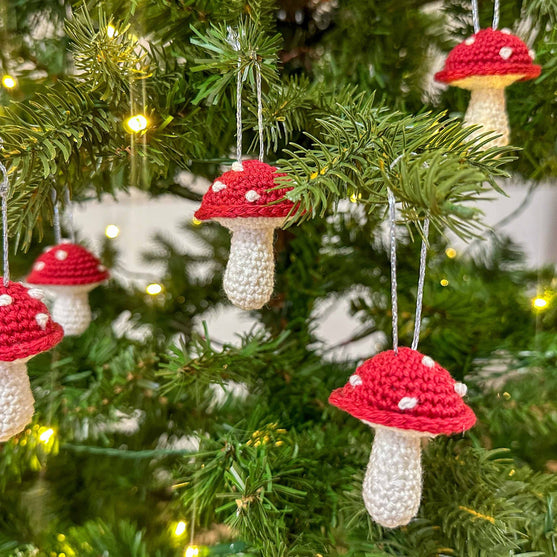 

Topling Paddenstoel - Kerstdecoratie
3