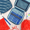 

Cosmo Haaknaaldenset - 9 maten - Indigo - Hobbii
8