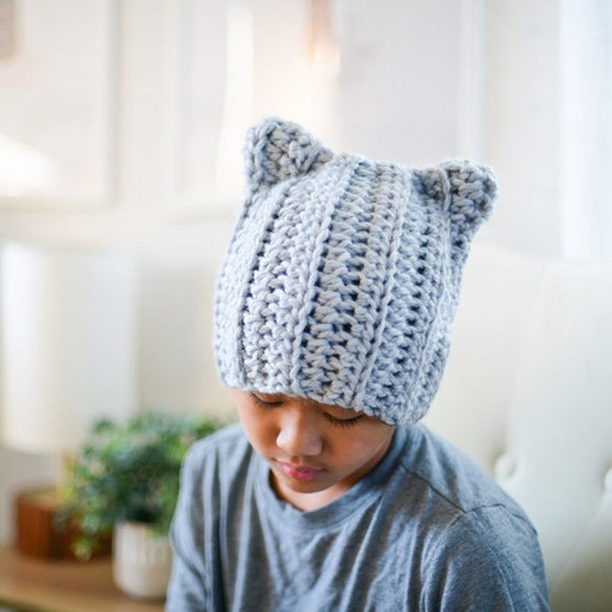 

Chunky Cat - Gehaakte muts
2