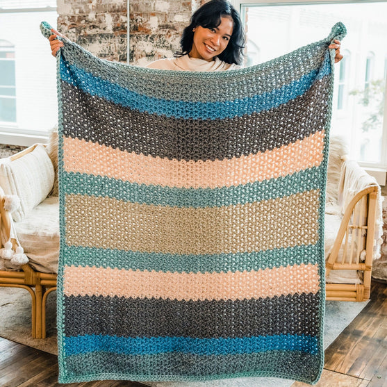 

Sherbet Afghan - Plaid
1