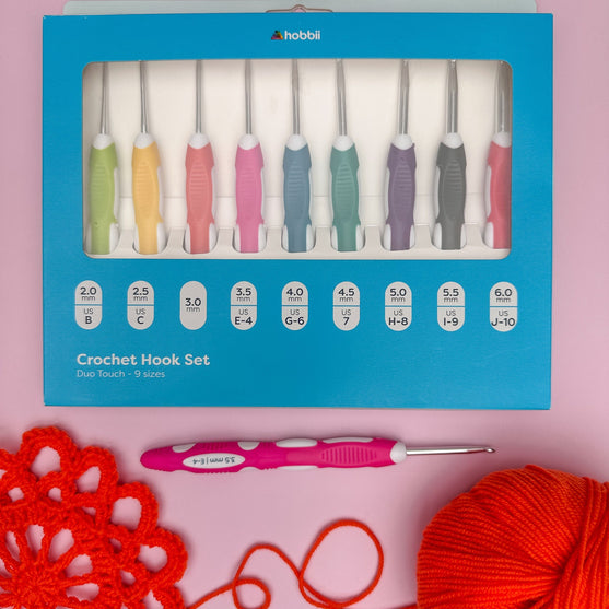 

Duo Touch Haaknaaldenset - 9 maten - Hobbii
6