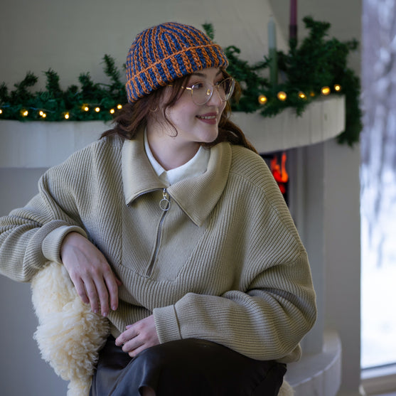 

3e adventszondag - Haken - Faux Brioche - Beanie
2