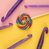 

Glitter haaknaaldenset - 5 maten - Hobbii
3