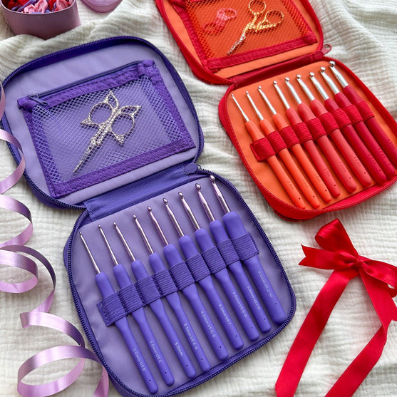 

Cosmo Haaknaaldenset - 9 maten - Wisteria - Hobbii
8