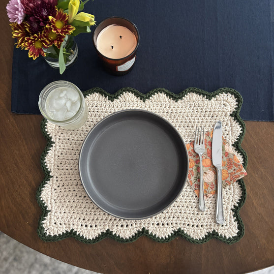 

Scallops - Rechthoekige placemat
1