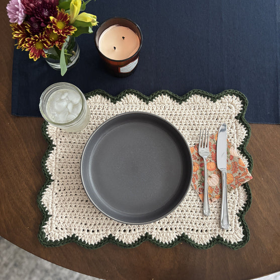 

Scallops - Rechthoekige placemat
1