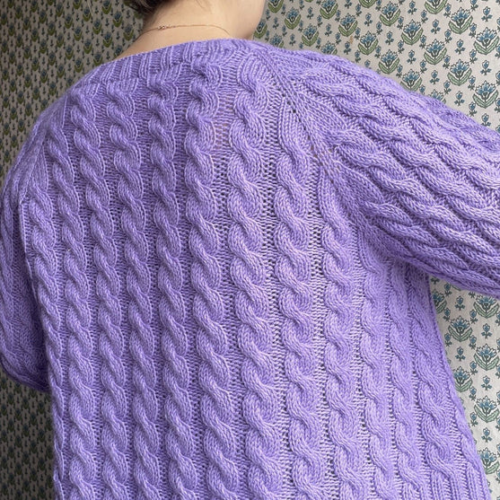 

Easy Cable Cardigan -  Vest
4