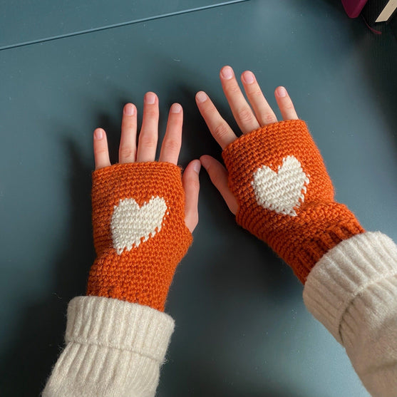 

Heart Warmers - Vingerloze handschoenen
1