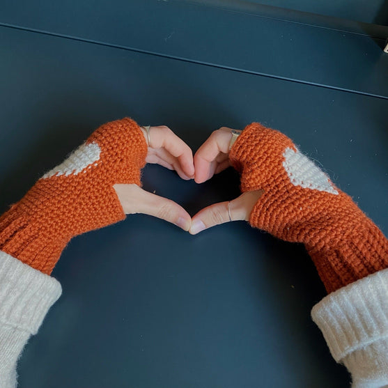 

Heart Warmers - Vingerloze handschoenen
2