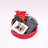 

Decoratiemanden met ronde leren bodem - Kerst
7