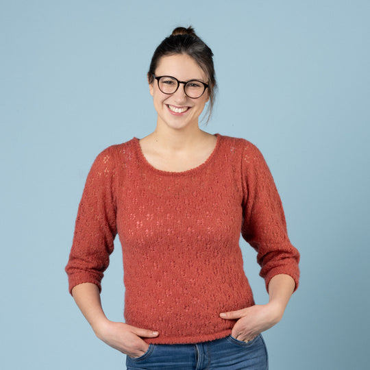 Martha - Trui met ajourpatroon