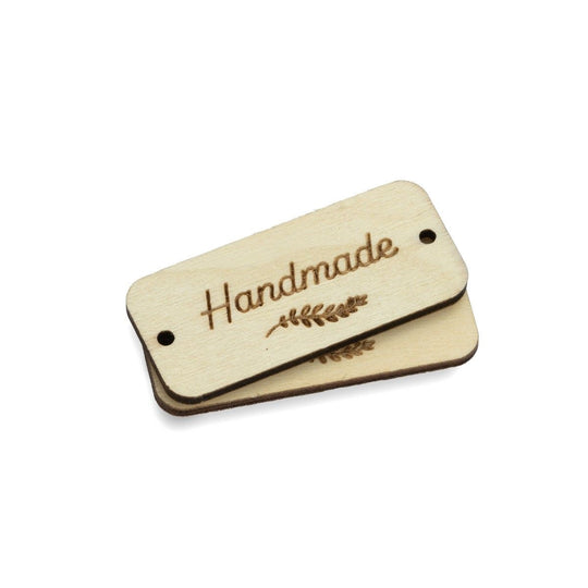 Houten labels - Handmade - Hobbii