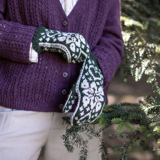 

1e adventszondag - Breien - Powder Flower - Wanten
6