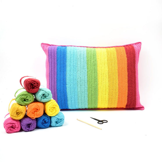 

Rainbow Stripes Kussen
1