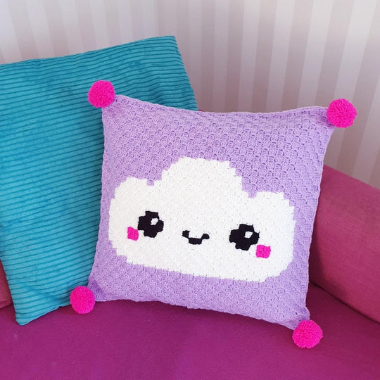 Kawaii Wolk - Kussen