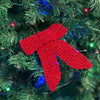 

Gehaakte strik - Kerstversiering
5