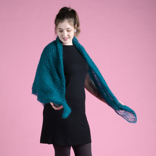Pauwensjaal in Kid Silk