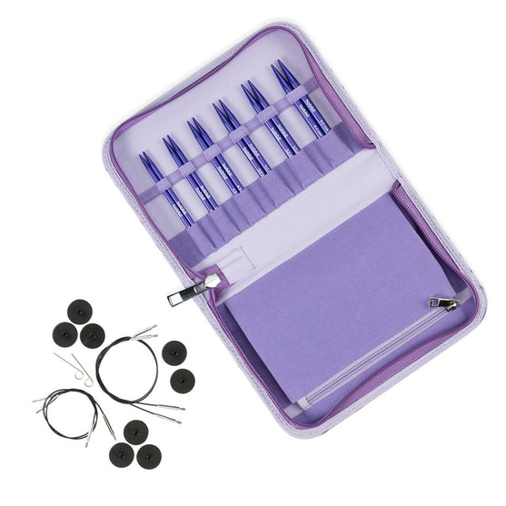 

Stellar Korte verwisselbare rondbreinaaldenset Essential - Amethyst - Hobbii
1