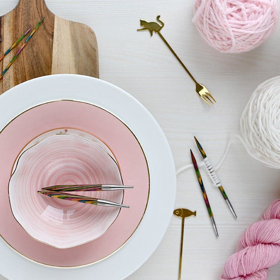 

Symfonie Korte Verwisselbare Rondbreinaalden van berkenhout - KnitPro
5