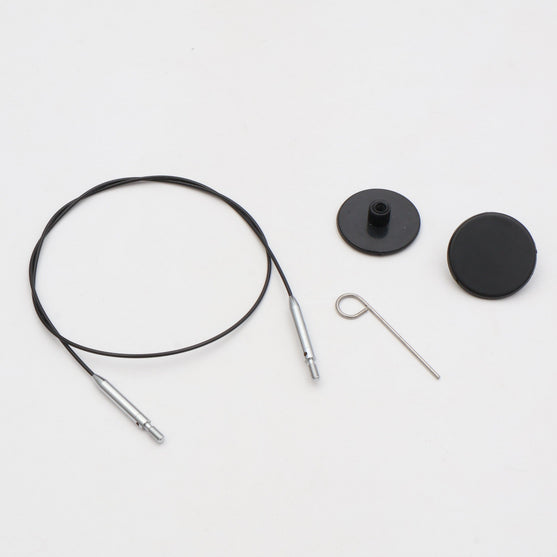 

Swivel Thin & Flex kabel - Black - KnitPro
5