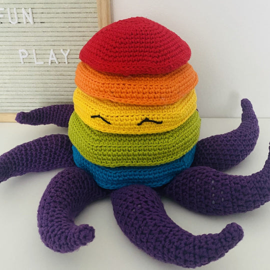 Octopus - Stapelspeelgoed