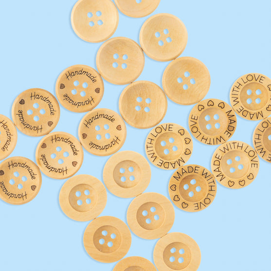 

Houten knopen - 21 mm - Hobbii
3